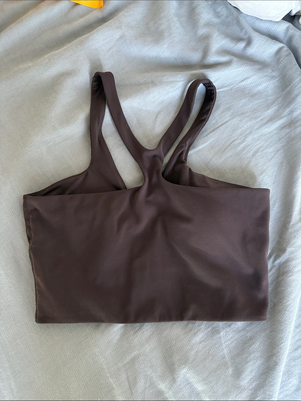 Lululemon Bend This Vand Racer Bra Light Support Espresso, A-C Cups, Size S / M - Picture 4 of 8